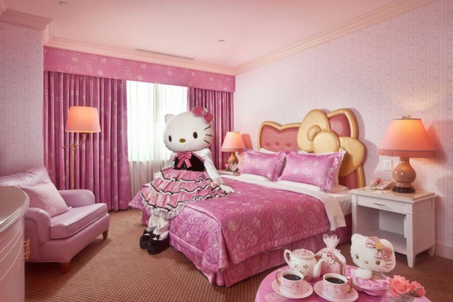 Khách sạn Grand Hotel Hi-Lai ở Cao Hùng cũng có phòng theo chủ đề Hello Kitty…